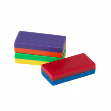 Dowling Magnets Plastic Encased Block Magnets Set