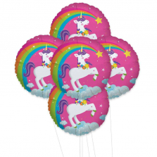 Fairytale Unicorn Party Foil Party Balloon Kit - 5 piece