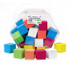 Foam Blank Dice Tub Set