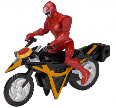 Power Rangers Ninja Steel 5 inch Action Figure - Mega Morph Cycle with Red Ranger
