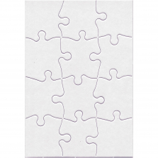 Compoz-A Blank Jigsaw Puzzle - 12-piece