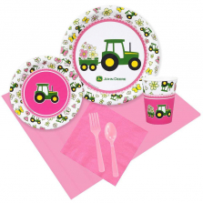 John Deere Pink Party Pack for 16 Guest