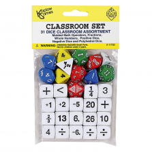 Classroom Dice Set - 31-piece