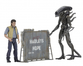 NECA Aliens 7 inch and 9 inch Action Figures - Hadley's Hope Set