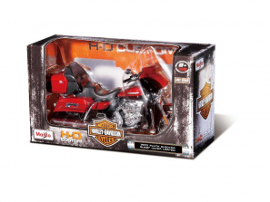 Maisto Harley-Davidson 1:12 Scale Diecast Motorcycle - Red 2013 Eletra Glide Ultra limited
