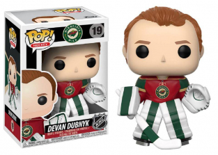 Funko POP! Hockey: Minnesota Wild 3.75 inch Action Figure - Devan Dubnyk (Wild Home)