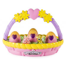 Hatchimals Colleggtibles Spring Basket Set - 6 Mystery Figures
