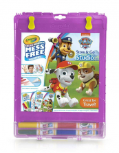 Crayola Paw Patrol Mess Free Color Wonder Stow and Go Studio Set