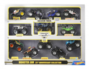 Hot Wheels Monster Jam 25th Anniversary Collection Set