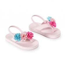 Koala Kids Pink Flip Flop with Flower Details