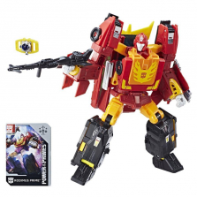 Transformers: Generations Power of the Primes Leader Class Evolution 9 inch Action Figure - Rodimus Prime