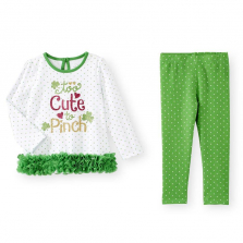 Koala Kids 2 Piece "Too Cute to Pinch" Top and Pant Set - Toddler