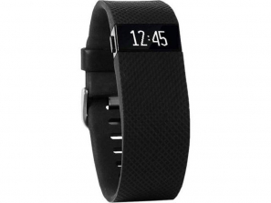 Fitbit Charge Heart Rate Small Wrist Watch - Black Strap