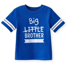 Koala Kids "Big Brother in Training" Blue Screen Print T Shirt