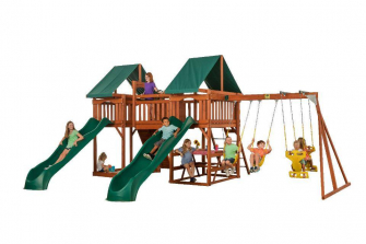 Creative Cedar Designs Sequoia Wooden Playset