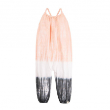 Burt's Bees Baby Pink/White/Grey Organic Romper - Toddler