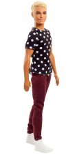 Barbie Ken Fashionistas Doll - White Polka-Dot Print