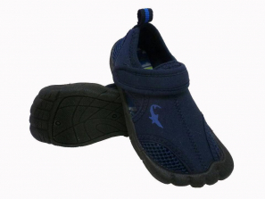 Koala Kids Hard Sole Navy Aqua Shoes