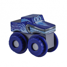 Monster Jam Truckin' Pals Wooden Vehicles - Blue Thunder