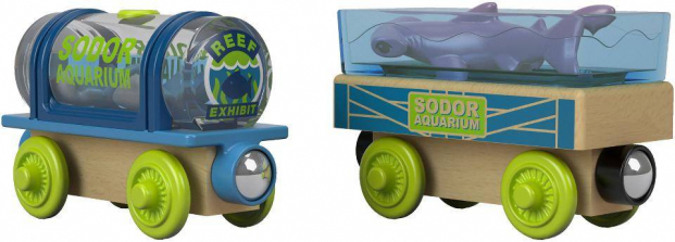 Fisher-Price Thomas & Friends Wood Toy Train - Aquarium Cars