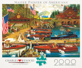 Buffalo Games Charles Wysocki Lost in the Woodies Puzzle - 2000-piece