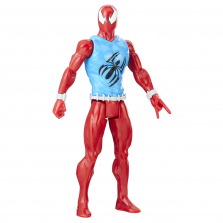 Marvel Spider-Man Titan Hero Series Web Warriors 12 inch Action Figure - Marvel's Scarlet Spider