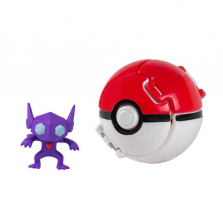Pokemon Throw 'N' Pop Poke Ball 2 inch Action Figure - Pokemon Sableye and Poke Ball