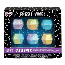 Fashion Angels Fresh Vibes Citrus Scented Bath Bomb Gift Set - Gem