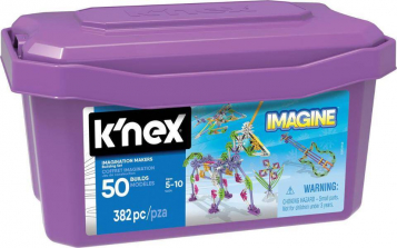 K'NEX Imagine Imagination Makers 50 Model Building Set 382 Pieces