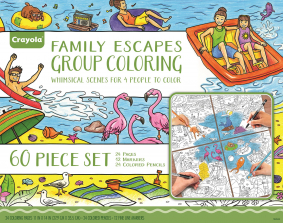 Crayola Family Escapes Group Coloring Set