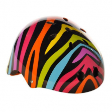 LittleMissMatched Youth Helmet - Black with Stripes