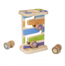 Melissa & Doug First Play Safari Zig-Zag Tower Wooden Toy