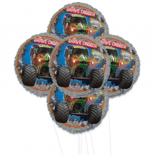 Monster Jam 3D Foil Party Balloon Kit - 5 piece