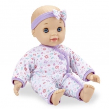 You & Me Chatter and Coo 14-inch Blue Eye Baby Doll - Floral