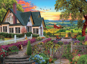 David Maclean's 1000 pc Hilltop View Jigsaw puzzle
