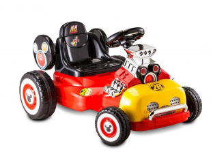 Disney Junior Mickey and the Roadster Racers Go-Cart 6 Volt Ride On - Red