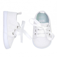 Carter's White Eyelet Casual Shoes