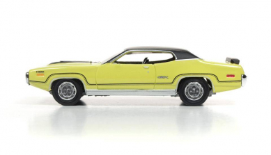 Racing Champions Mint Diecast Vehicle - Curious Yellow 1971 Plymouth GTX
