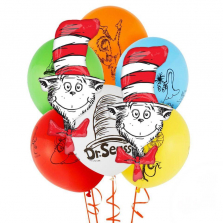 Dr. Seuss Cat in the Hat Jumbo Party Balloon Bouquet