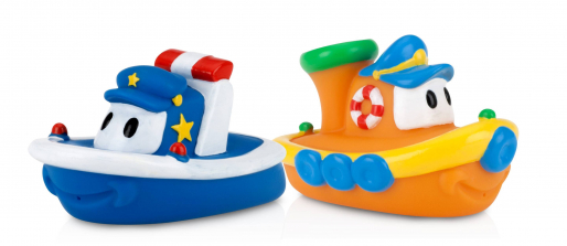 Nuby Tub Tugs - Police and Tugs