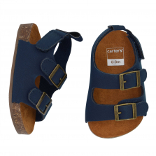 Carter's Navy Double Touch Closure Sandals