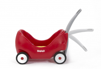 Simplay3 High Back Wagon - Red