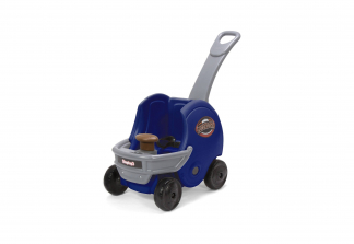 Simplay3 Game Day Push About Helmet Ride On - Blue