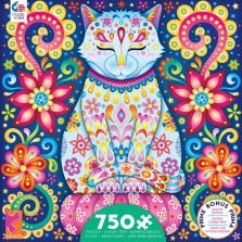 Ceaco Groovy Animals Zen Cat Puzzle - 750-piece