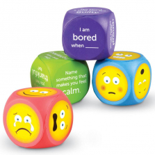 Learning Resources Soft Foam Emoji Cubes Set