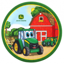 John Deere Johnny Tractor Dinner Plate Party Pack for 16 Guest