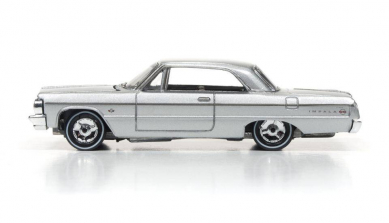 Racing Champions Mint Diecast Vehicle - Satin Silver Poly 1964 Chevrolet Impala