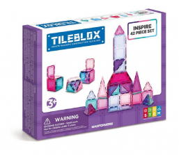 Magformers TileBlox Inspire Magnetic Construction Set - 42-piece