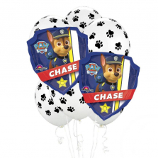 Paw Patrol Chase Jumbo Party Balloon Bouquet