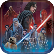 Star Wars Episode VIII Party Dinner Plates for 16 Guest